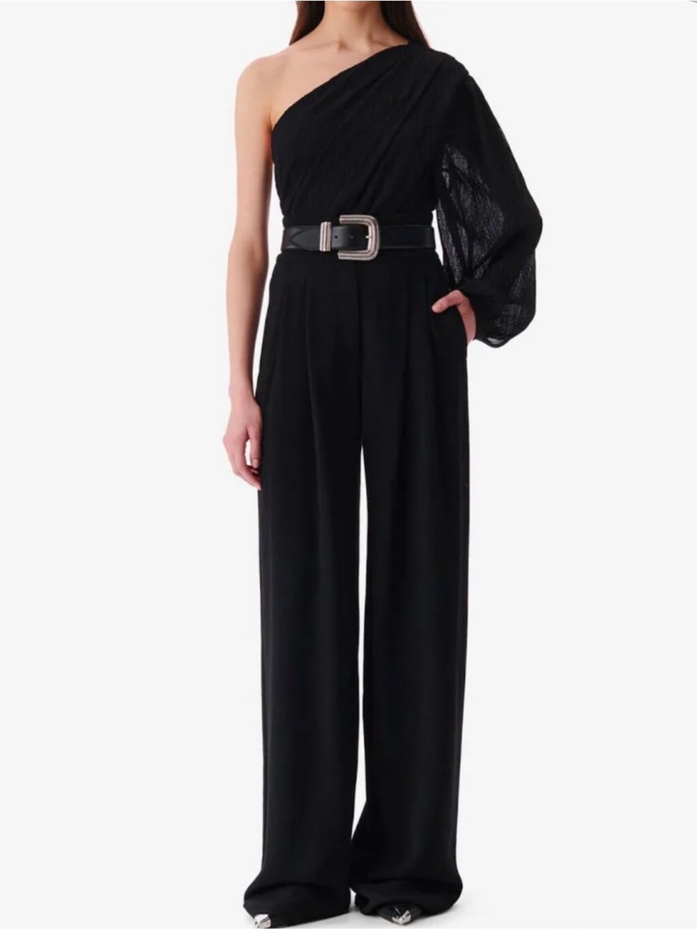 IRO Jeon Women High Rise Wide Leg Pant Size 34
